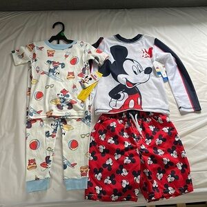 NWT Mickey Mouse Pajama and Swim Bundle
